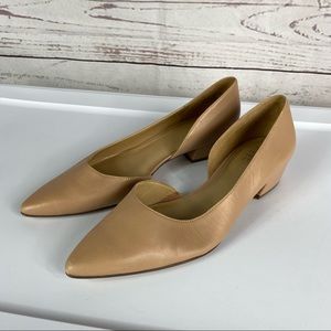NATURALIZER Belina beige pointy toe small heel shoes Sz 9.5